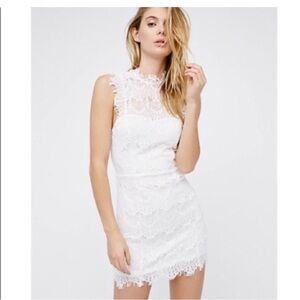 NWT Free People Daydream Lace Bodycon Dress